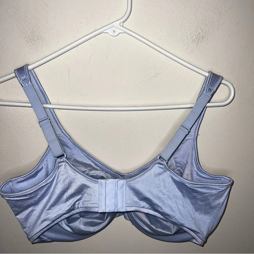 NWT Lilyette Wired Minimizer Bra Periwinkle Blue Size 42D
